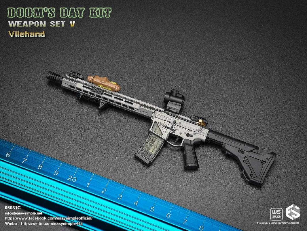 DOOM'S DAY KIT WEAPON SET V 1/6