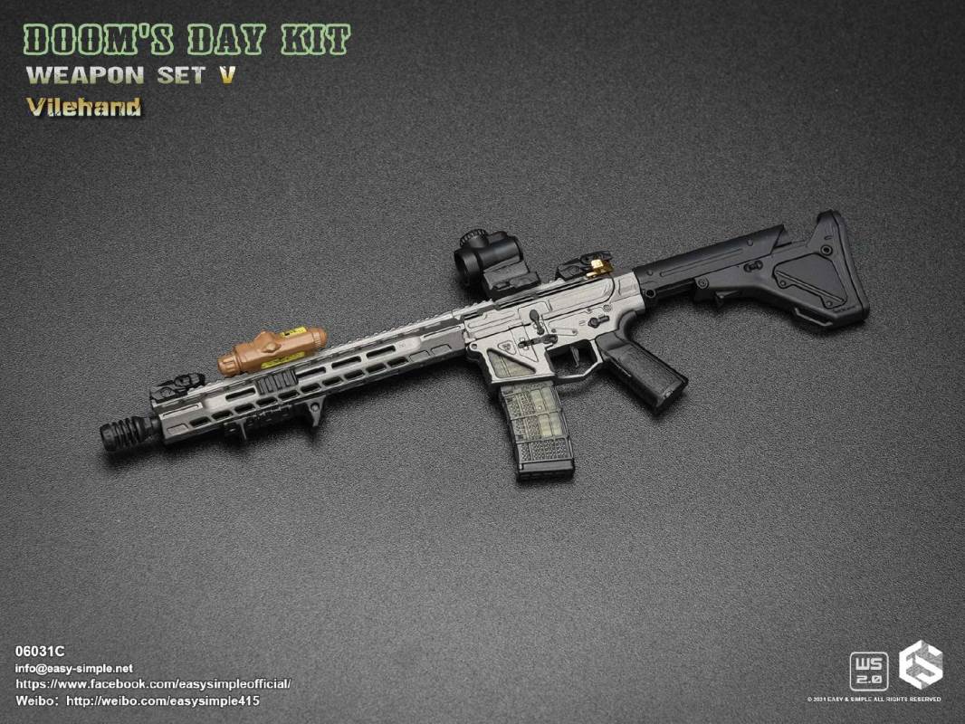 DOOM'S DAY KIT WEAPON SET V 1/6