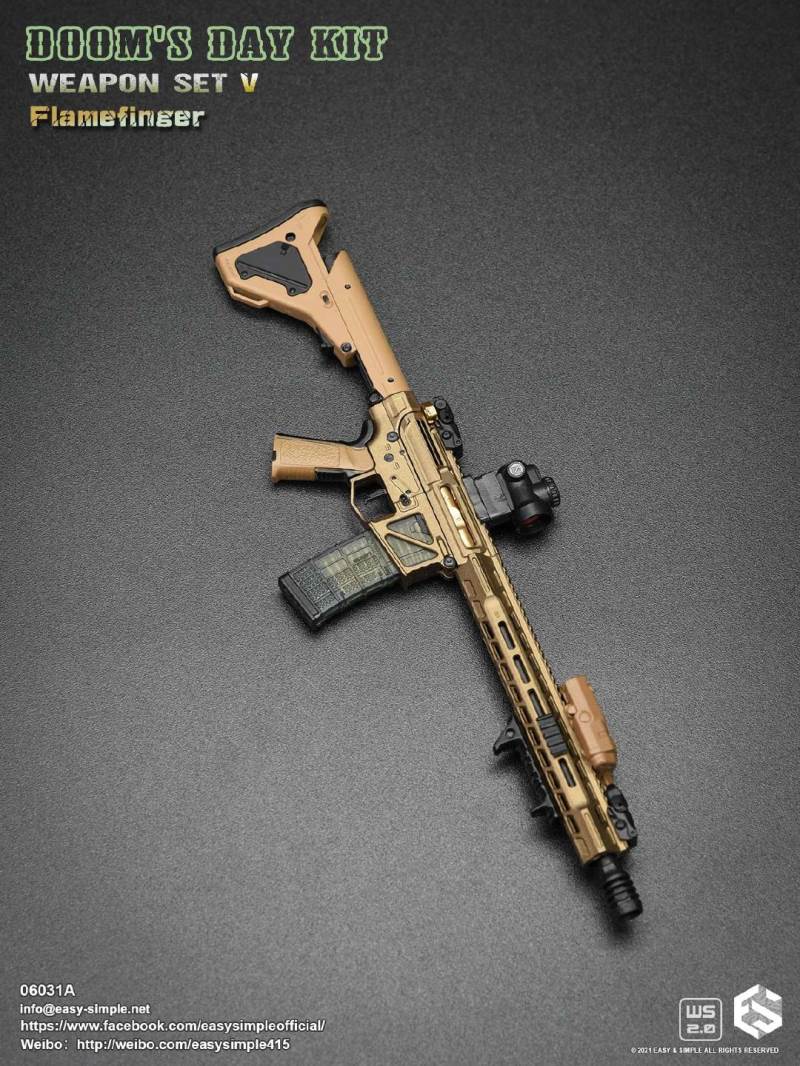DOOM'S DAY KIT WEAPON SET V 1/6