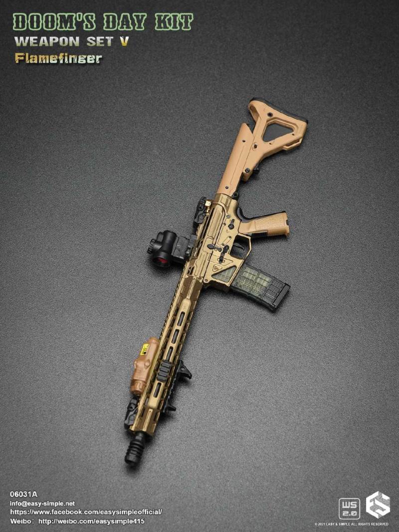 DOOM'S DAY KIT WEAPON SET V 1/6