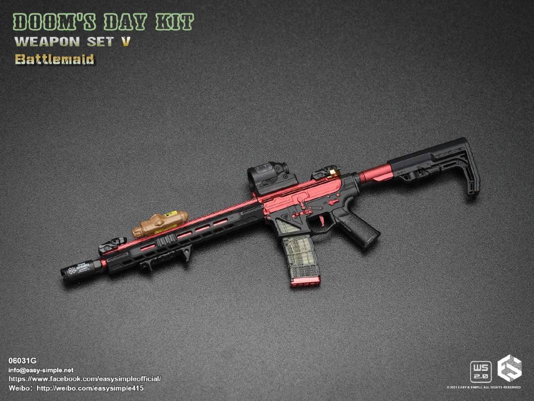 DOOM'S DAY KIT WEAPON SET V 1/6