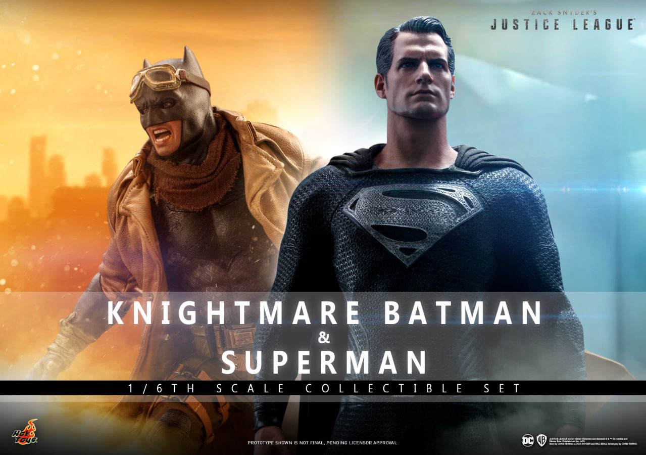 ภาพถ่ายสินค้าจริง Hot Toys Justice League - Superman + Batman Set