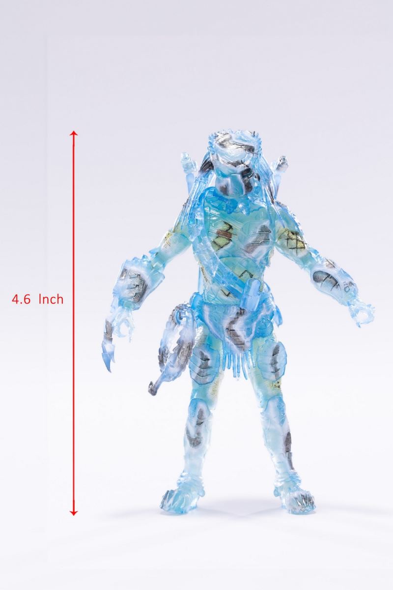 Extreme Mini Series 1/18 Alien vs. Predator 2 Translucent Lone Wolf Iron-Blooded