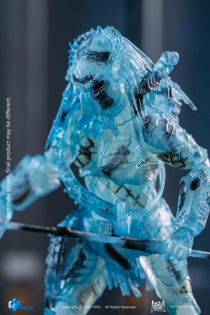 Extreme Mini Series 1/18 Alien vs. Predator 2 Translucent Lone Wolf Iron-Blooded