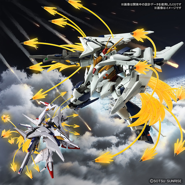 HG 1/144 Xi Gundam vs Penelope Funnel effect set