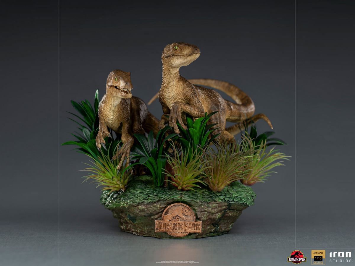 Just The Two Raptors Deluxe Art Scale 1/10-Jurassic Park