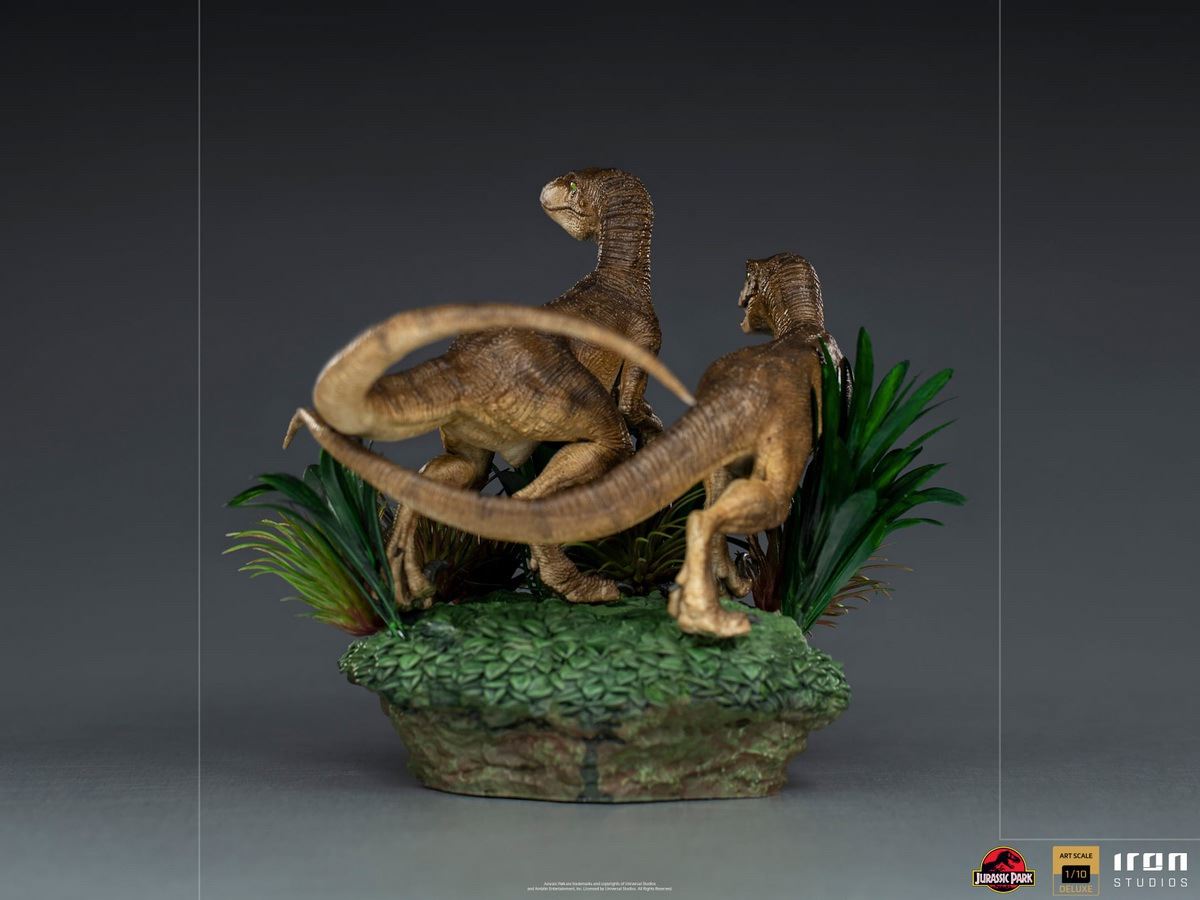 Just The Two Raptors Deluxe Art Scale 1/10-Jurassic Park