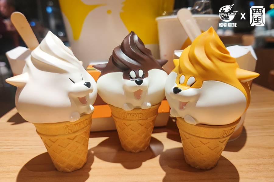 Achai Wolfberry Series 5 - Ice Cream: Original, Chocolate, Vanilla