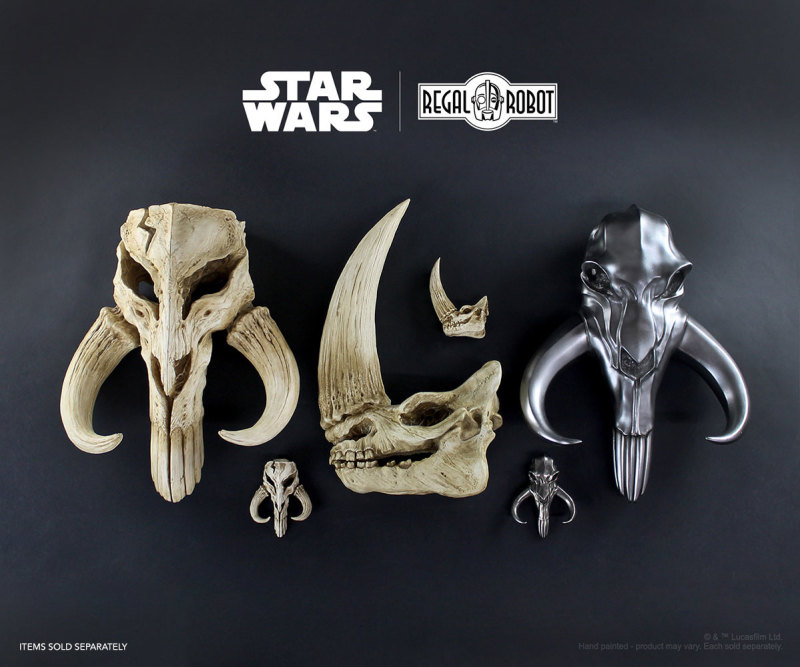 The Mandalorian Mudhorn Skull pendant