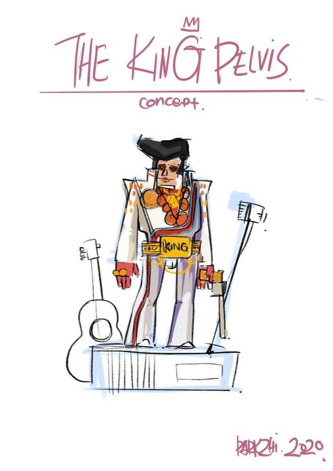 HE KING PELVIS-Death Gas Station Series 1/12
