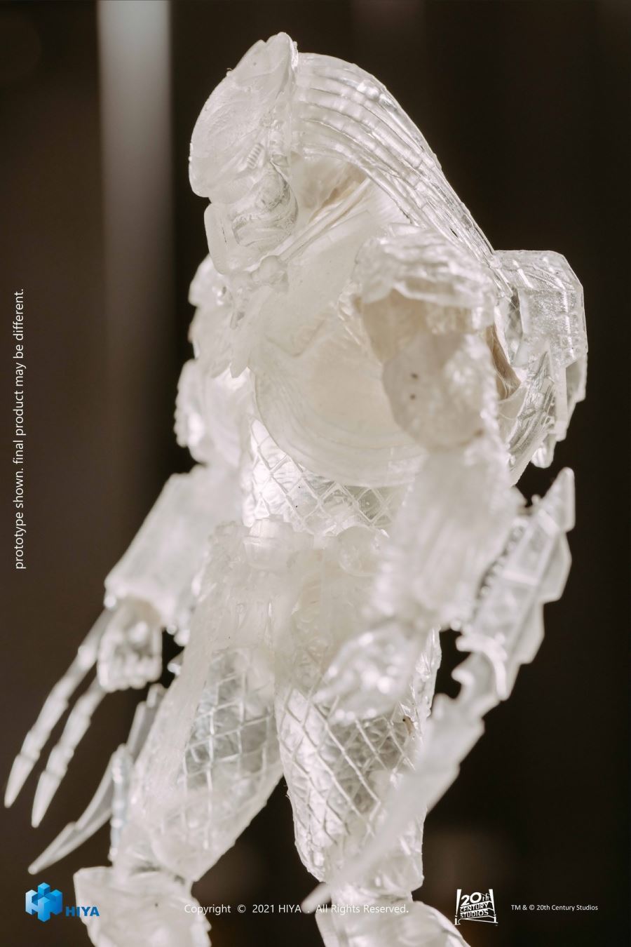 HIYA Extreme Mini Series 1/18 Alien vs. Predator Transparent Cat Face Iron-blooded 5-inch Super Action Figure