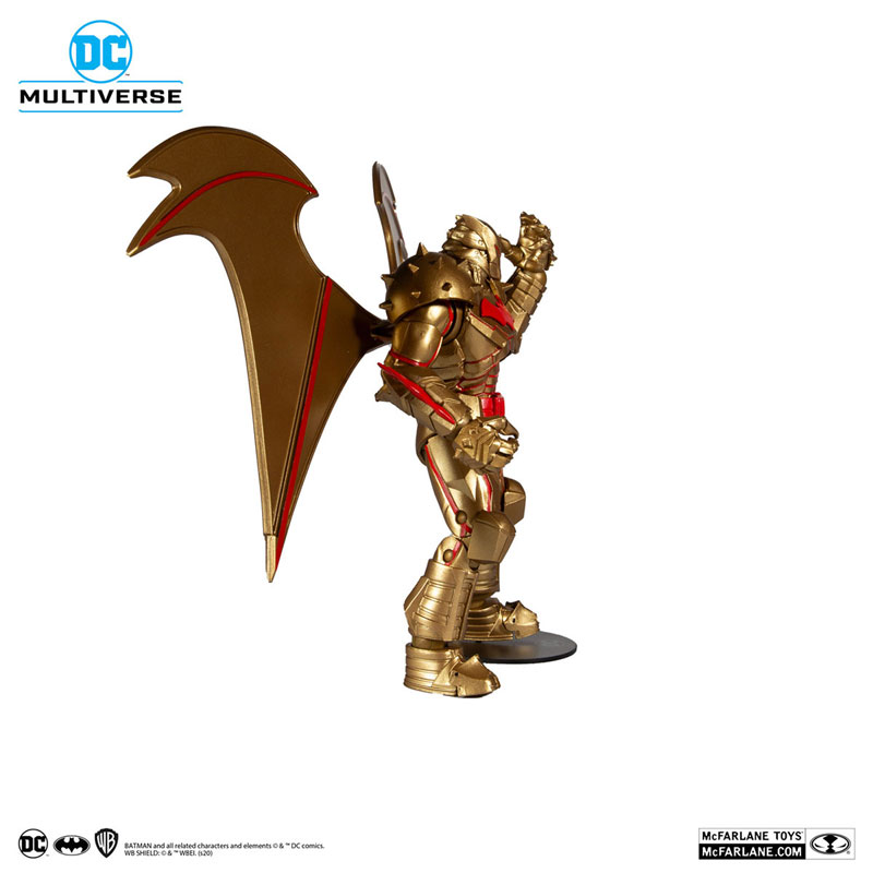 DC Multiverse Action Figure Hellbat Armor Batman (Gold Edition) [Comic]
