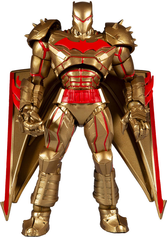 DC Multiverse Action Figure Hellbat Armor Batman (Gold Edition) [Comic]