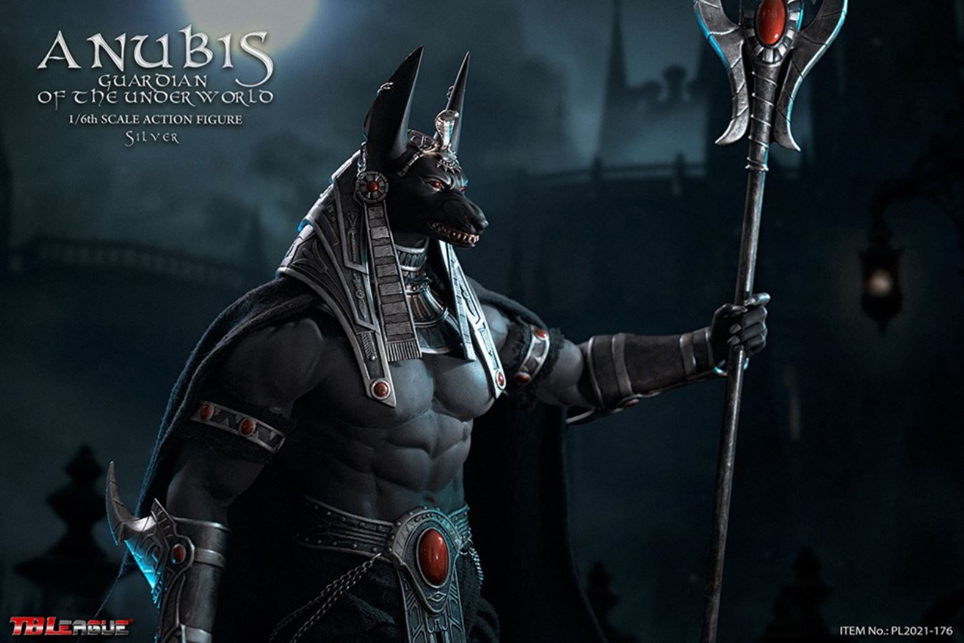 Anubis Guardian of The Underworld-Silver 1/6