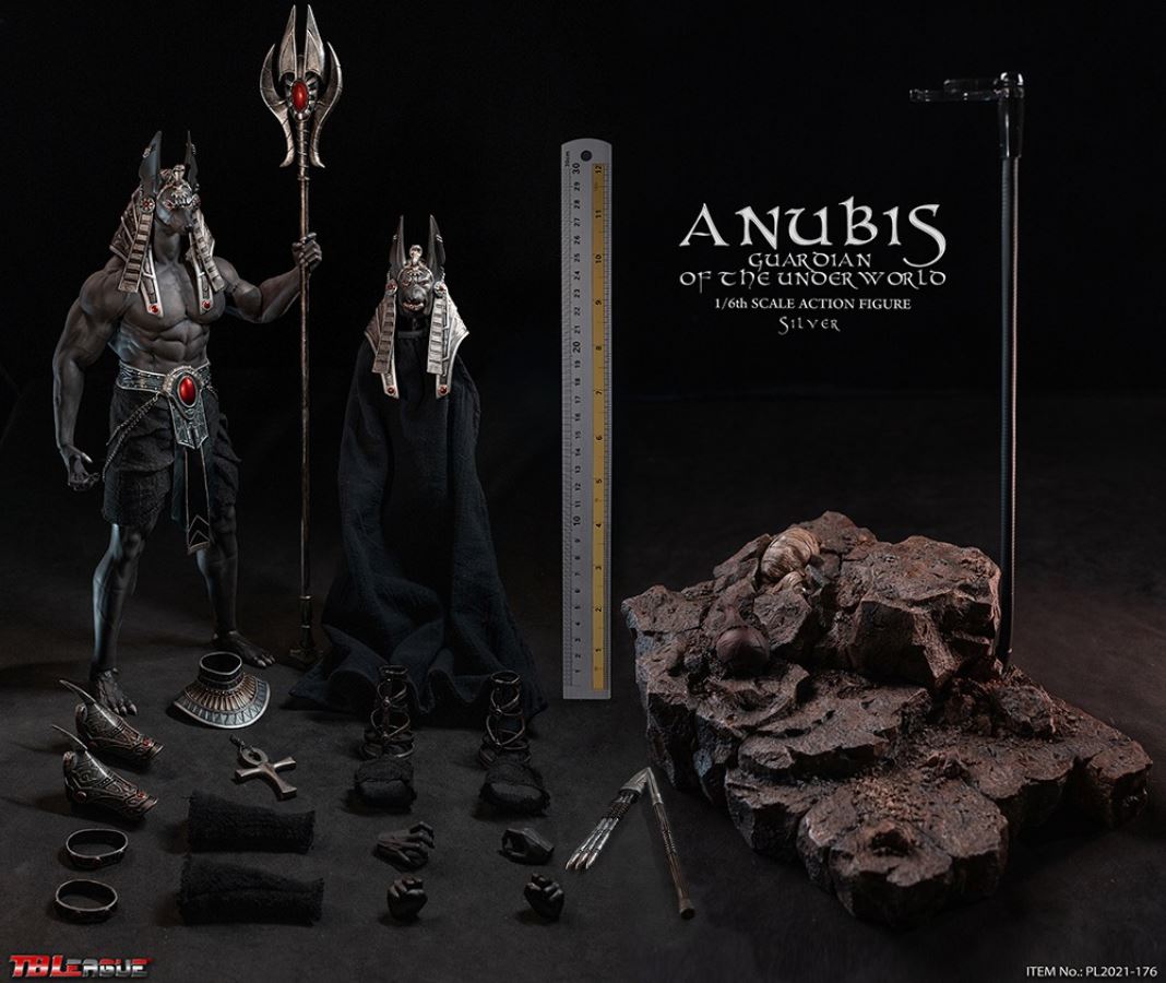 Anubis Guardian of The Underworld-Silver 1/6
