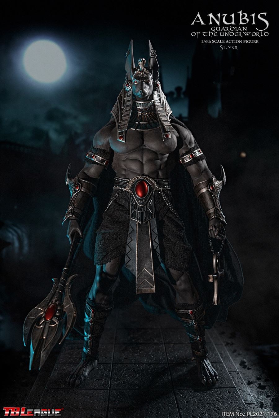 Anubis Guardian of The Underworld-Silver 1/6