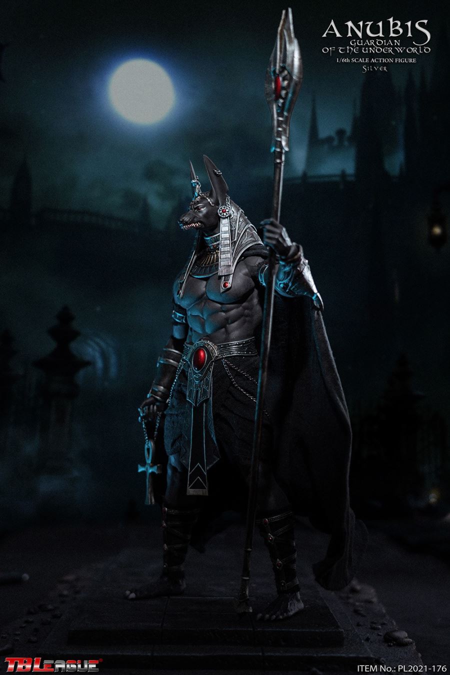 Anubis Guardian of The Underworld-Silver 1/6