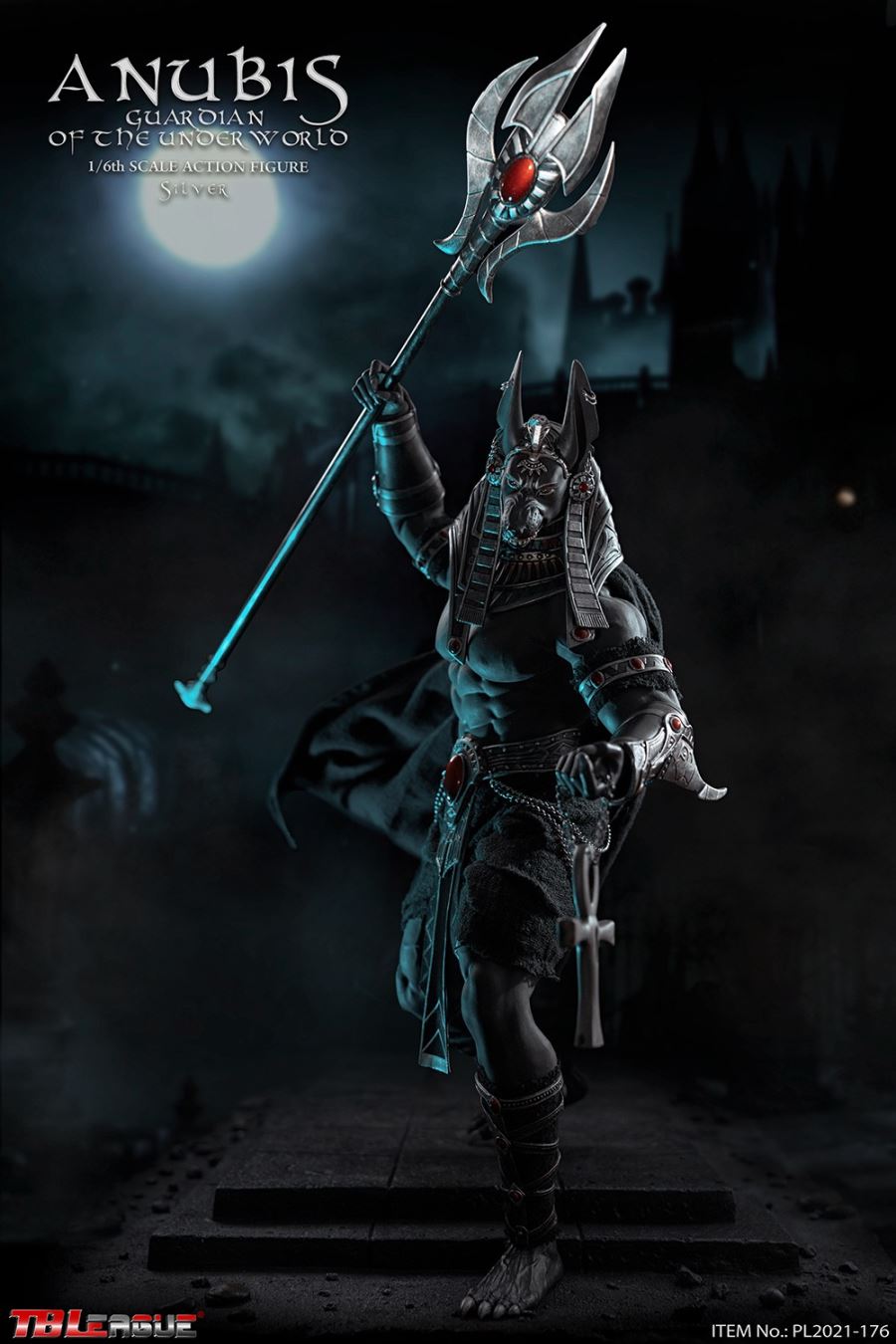 Anubis Guardian of The Underworld-Silver 1/6