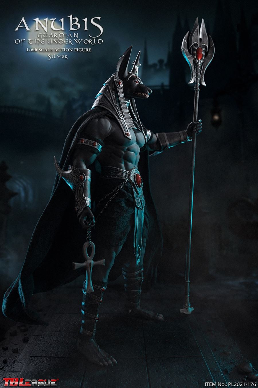 Anubis Guardian of The Underworld-Silver 1/6