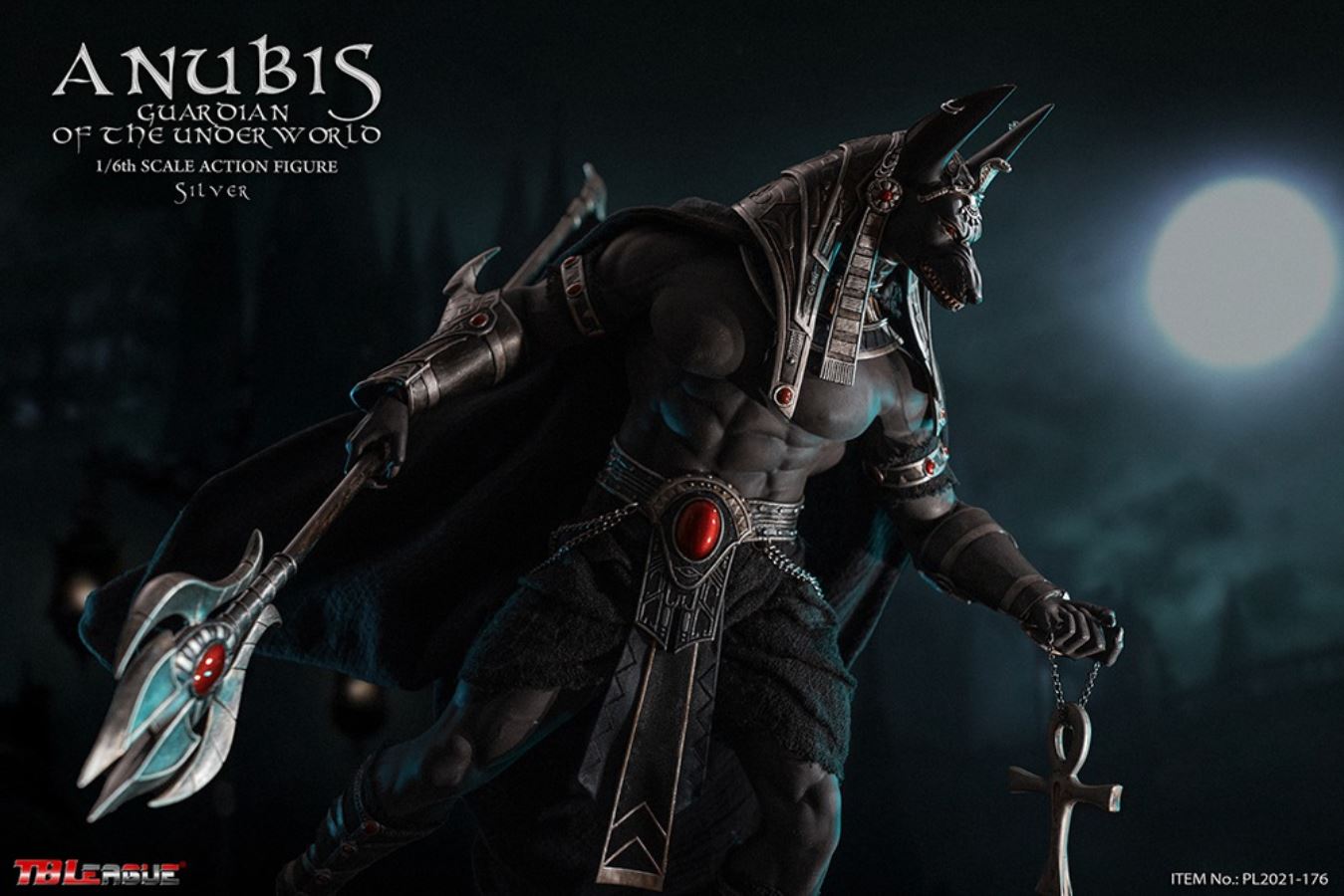 Anubis Guardian of The Underworld-Silver 1/6