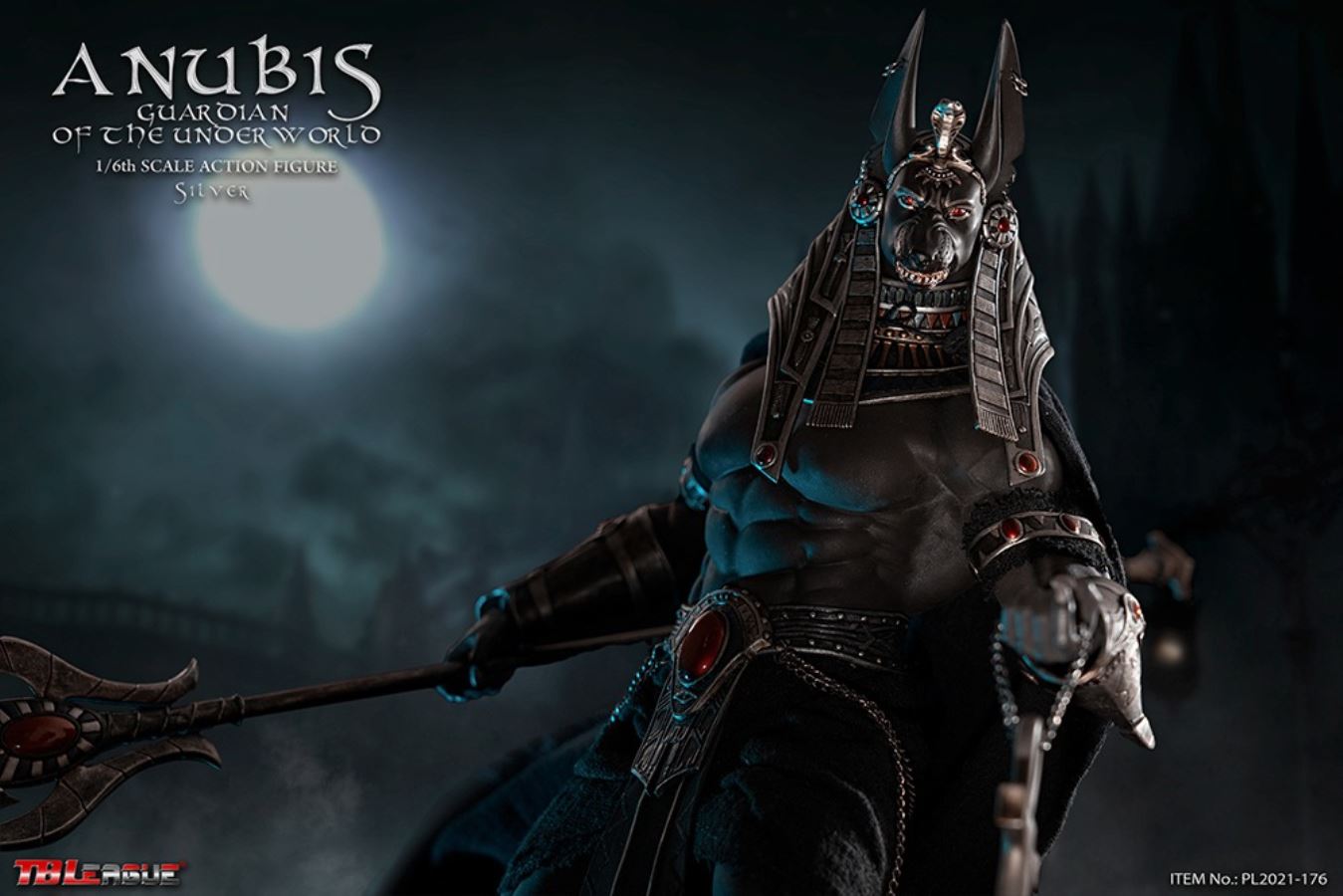 Anubis Guardian of The Underworld-Silver 1/6