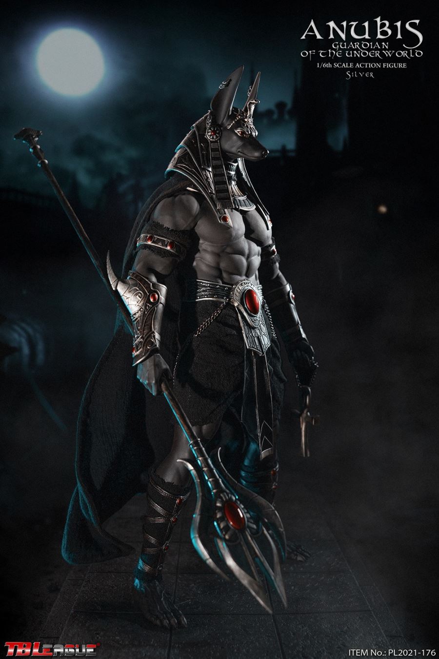 Anubis Guardian of The Underworld-Silver 1/6