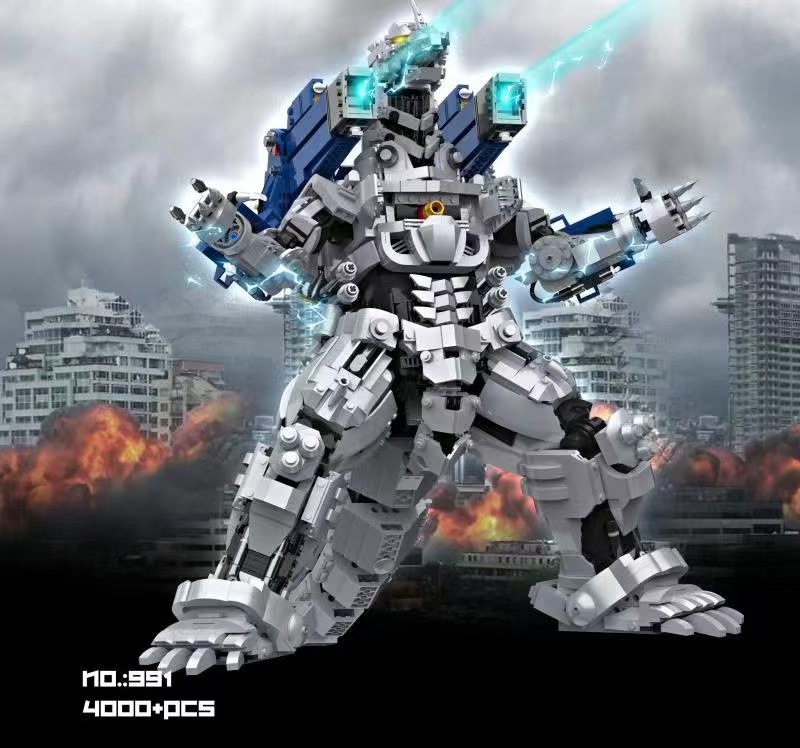 Building block mechanical dinosaur GSL