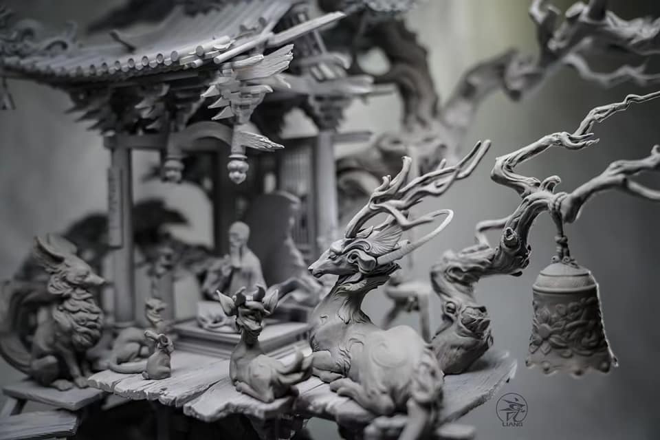 Temple - Ku Rong Si - Grey Kit Version