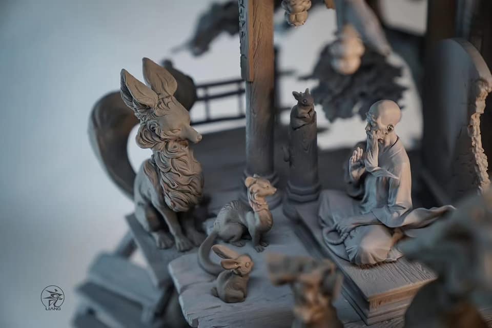 Temple - Ku Rong Si - Grey Kit Version