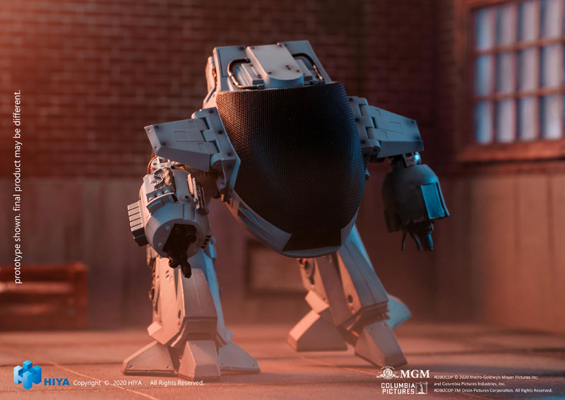 Robocop 1/18 Action Figure Battle Damage ED-209