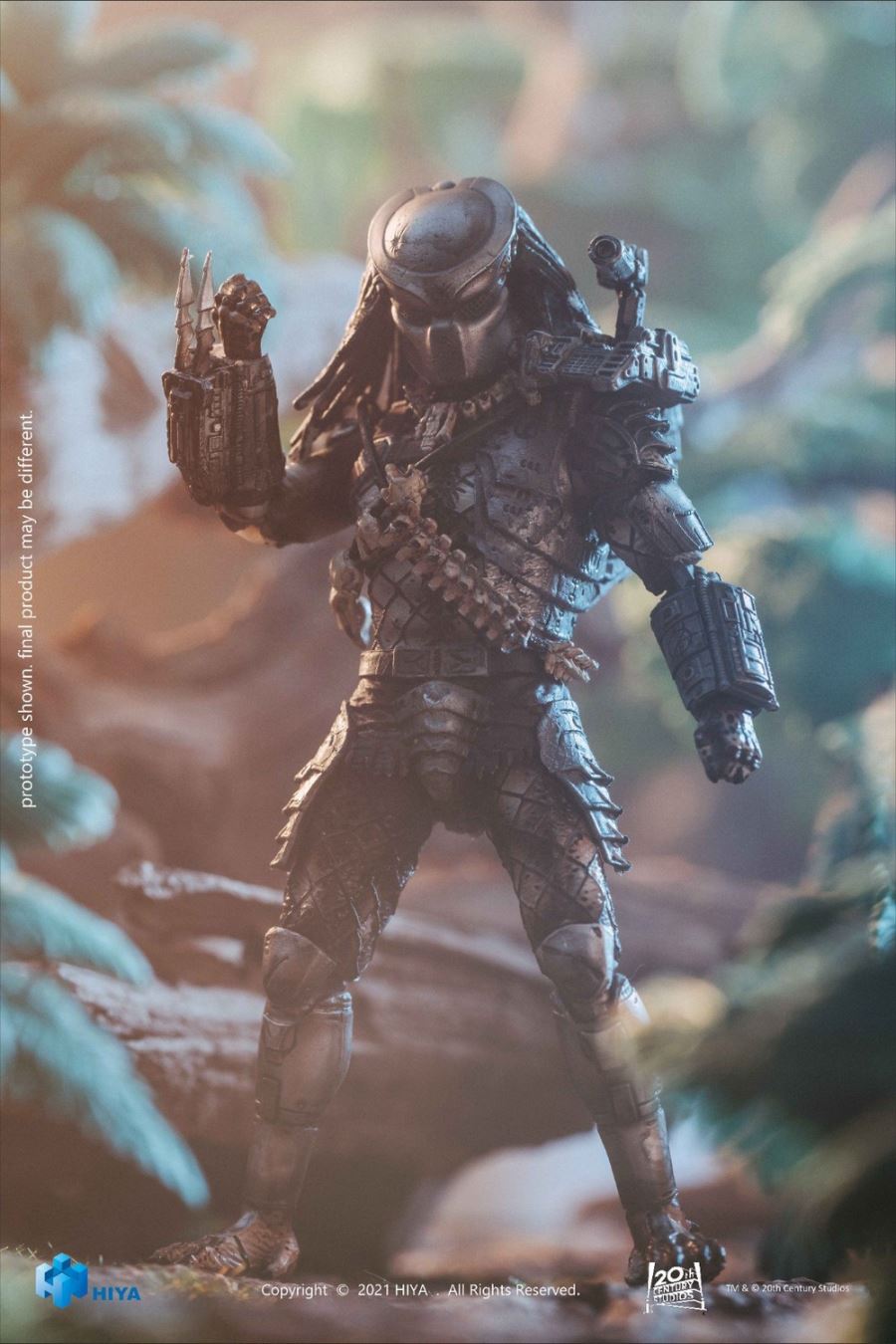 Hiya Extreme Mini Series 1/18 Predator Movie Jungle Iron Blood V2