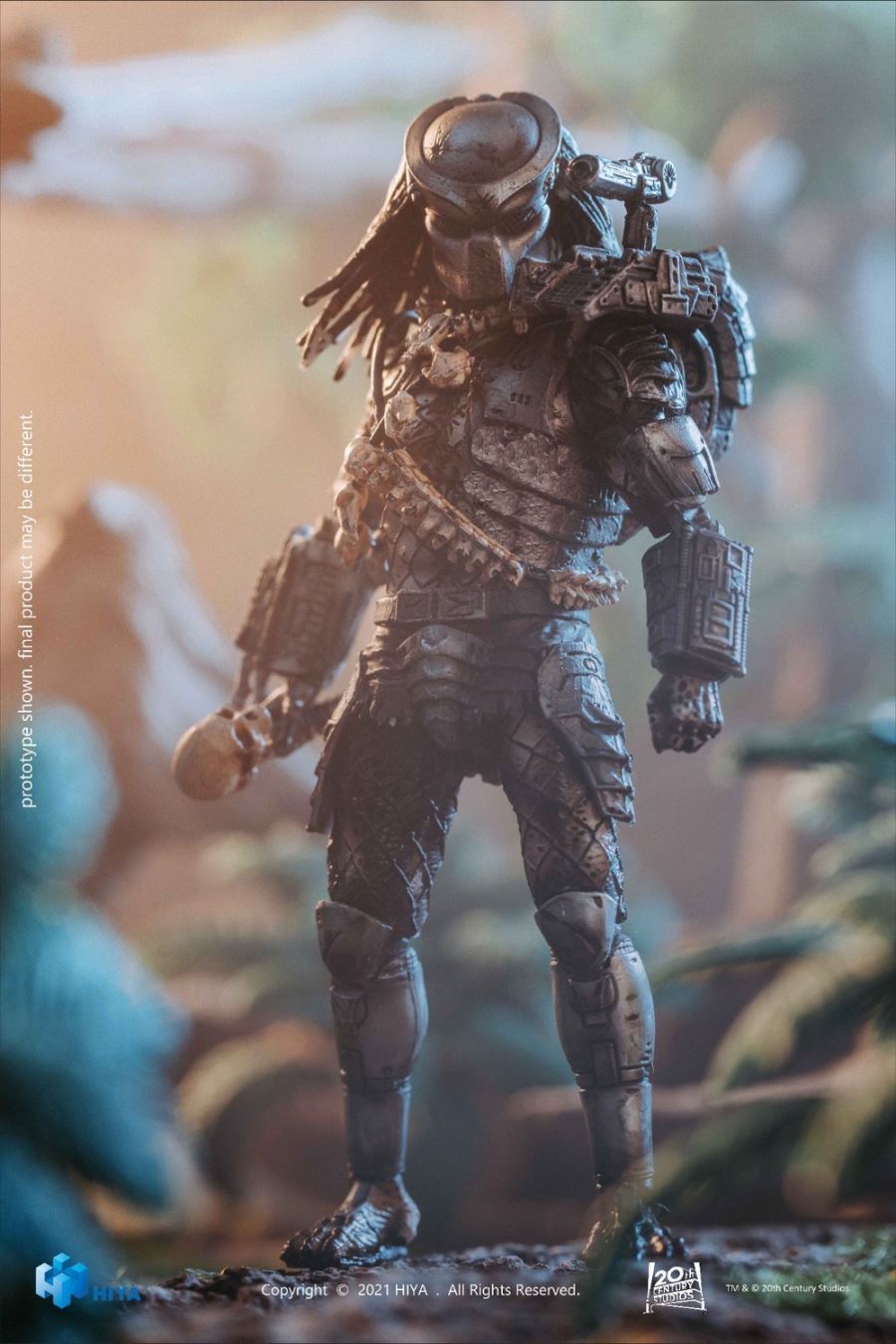 Hiya Extreme Mini Series 1/18 Predator Movie Jungle Iron Blood V2