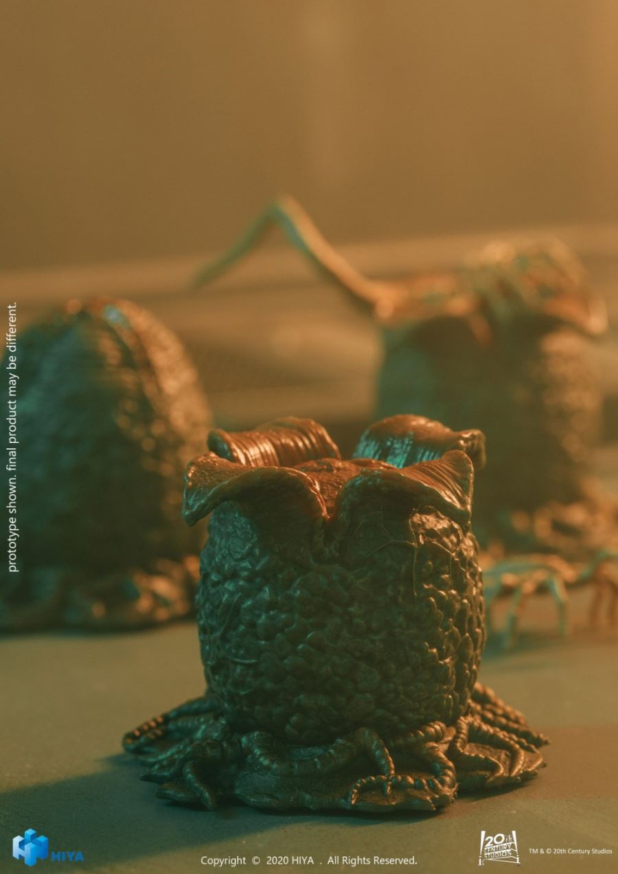 Hiya Ultimate Mini Series 1/18 Alien 2 Movie Version Alien Egg and Face Worm Set