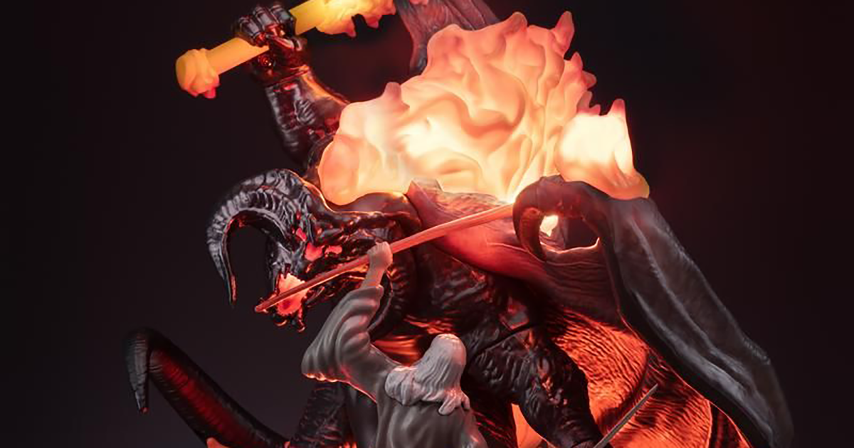 Balrog VS Gandalf - The Lord of the Rings