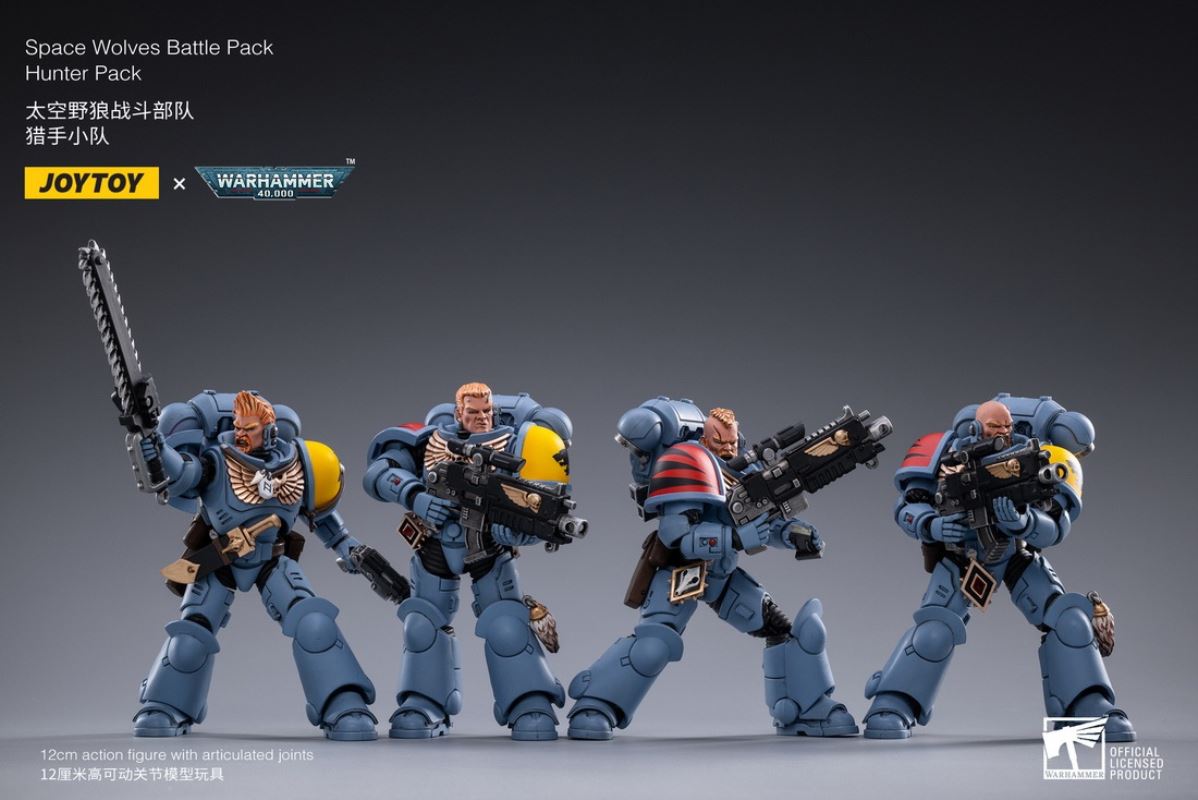 Space Wolf Fighting Unit-Hunter Squad & Undefeated Armor 1/18