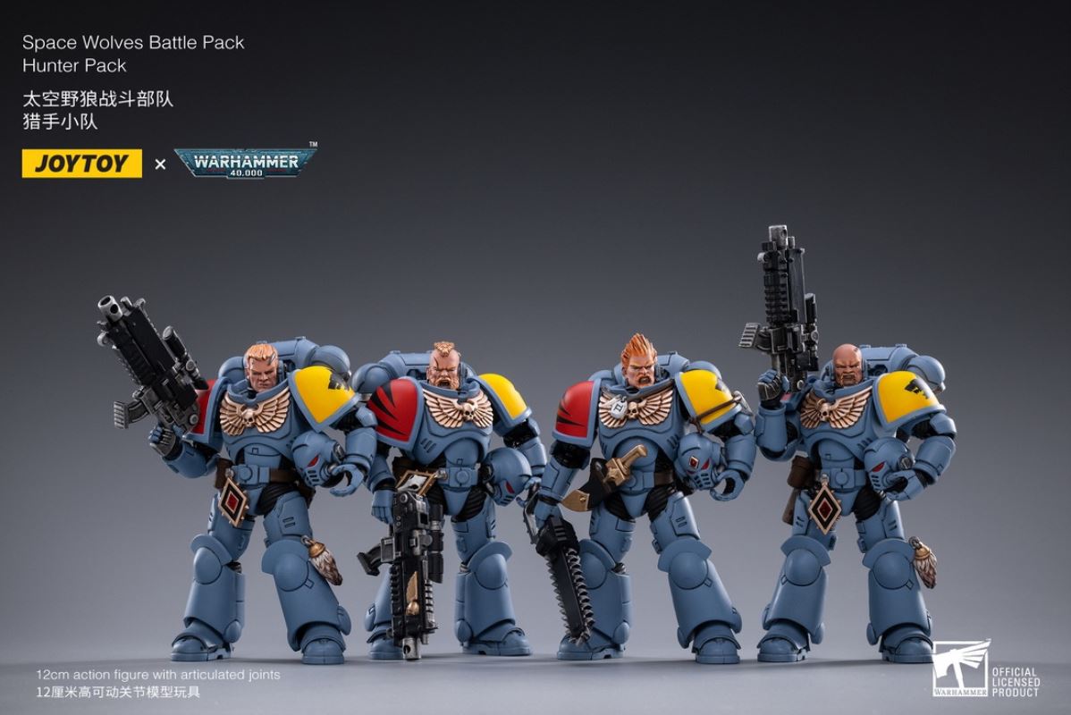 Space Wolf Fighting Unit-Hunter Squad & Undefeated Armor 1/18