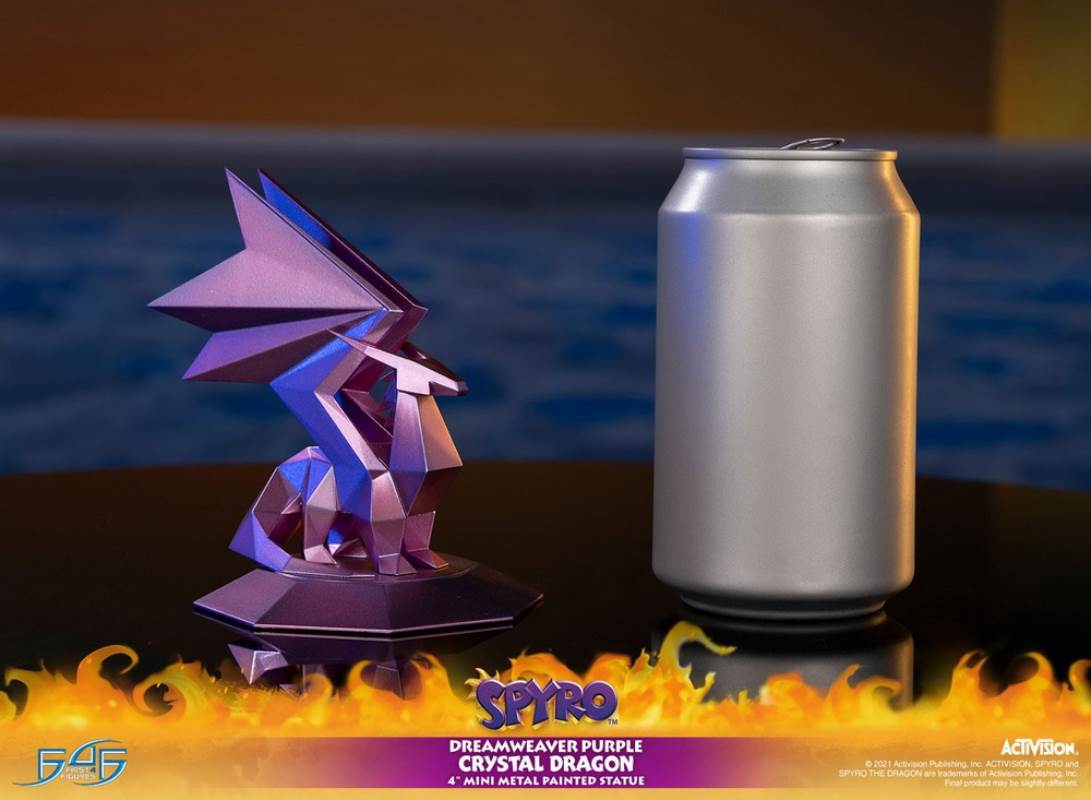 SPYRO THE DRAGON-DREAMWEAVER PURPLE CRYSTAL DRAGON