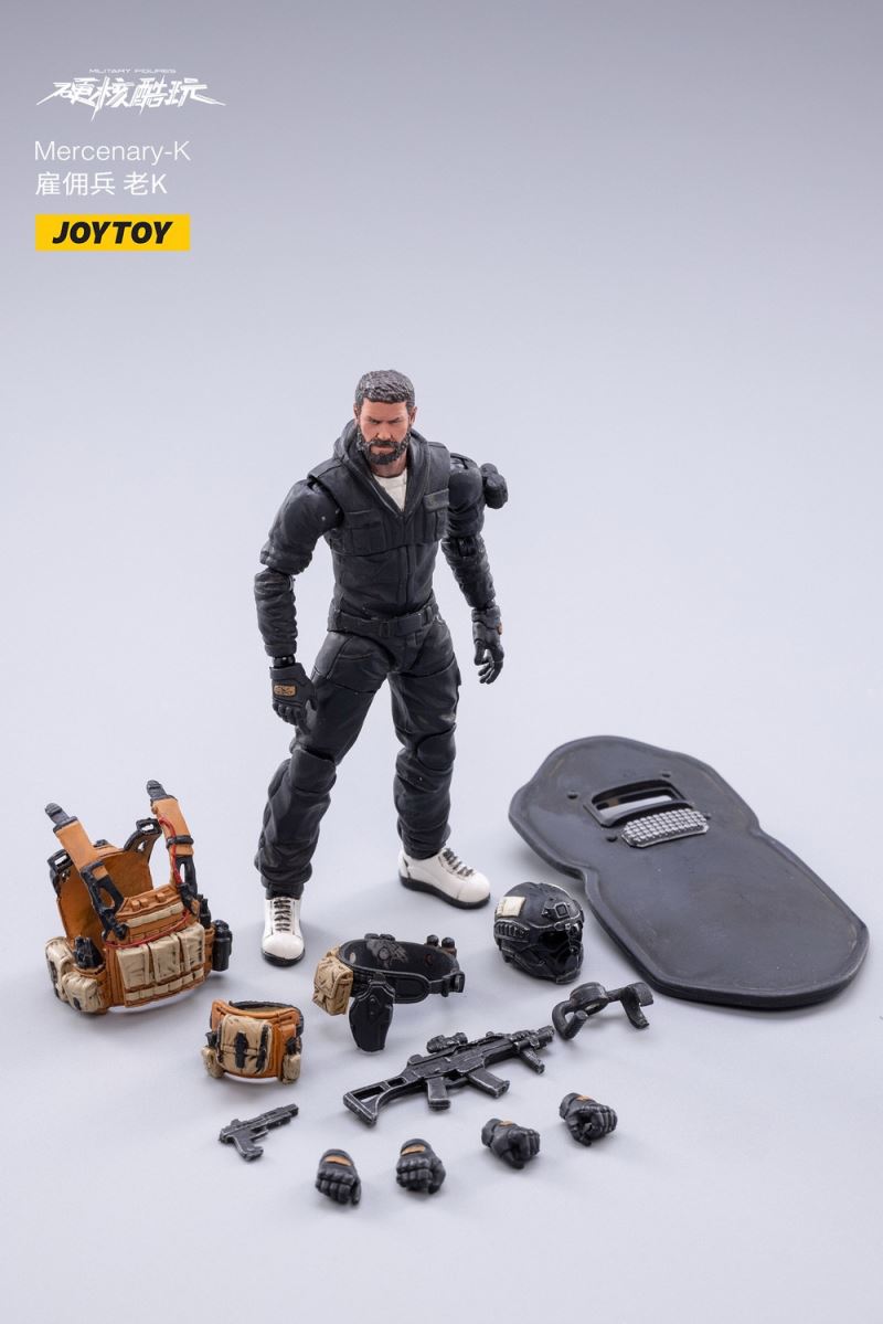 Hardcore Cool Play-Mercenary Trio & Suit Male Killer 1/18