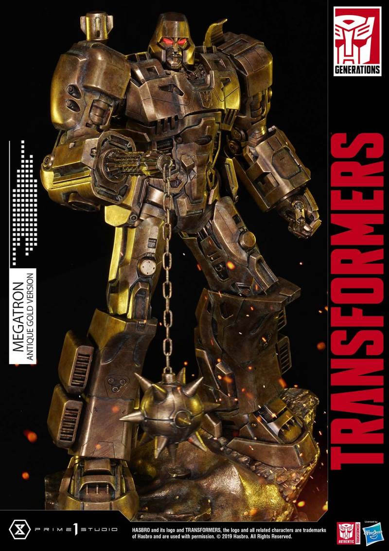 Transformers G1-Megatron-Antique Gold Edition
