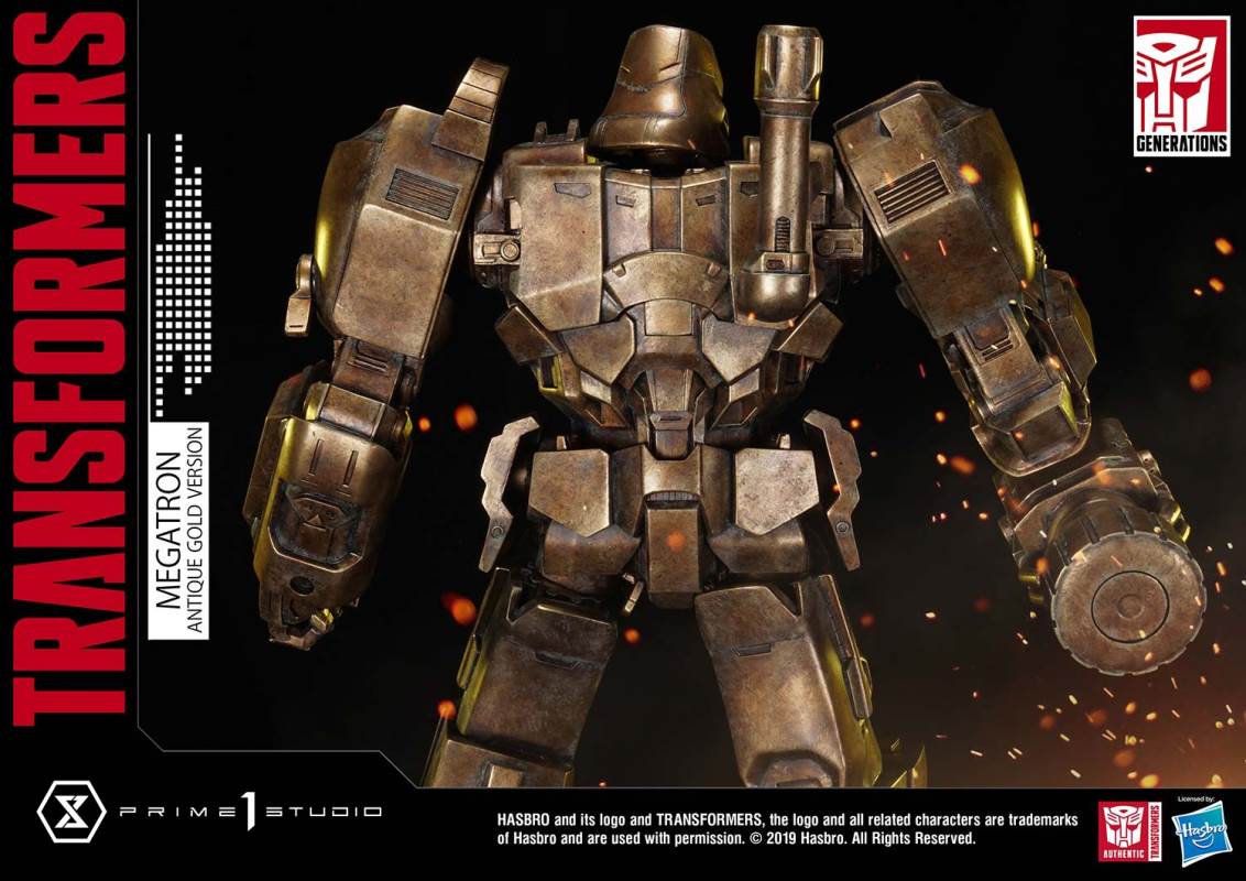 Transformers G1-Megatron-Antique Gold Edition