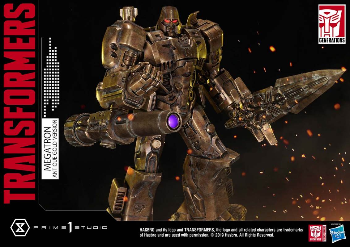 Transformers G1-Megatron-Antique Gold Edition