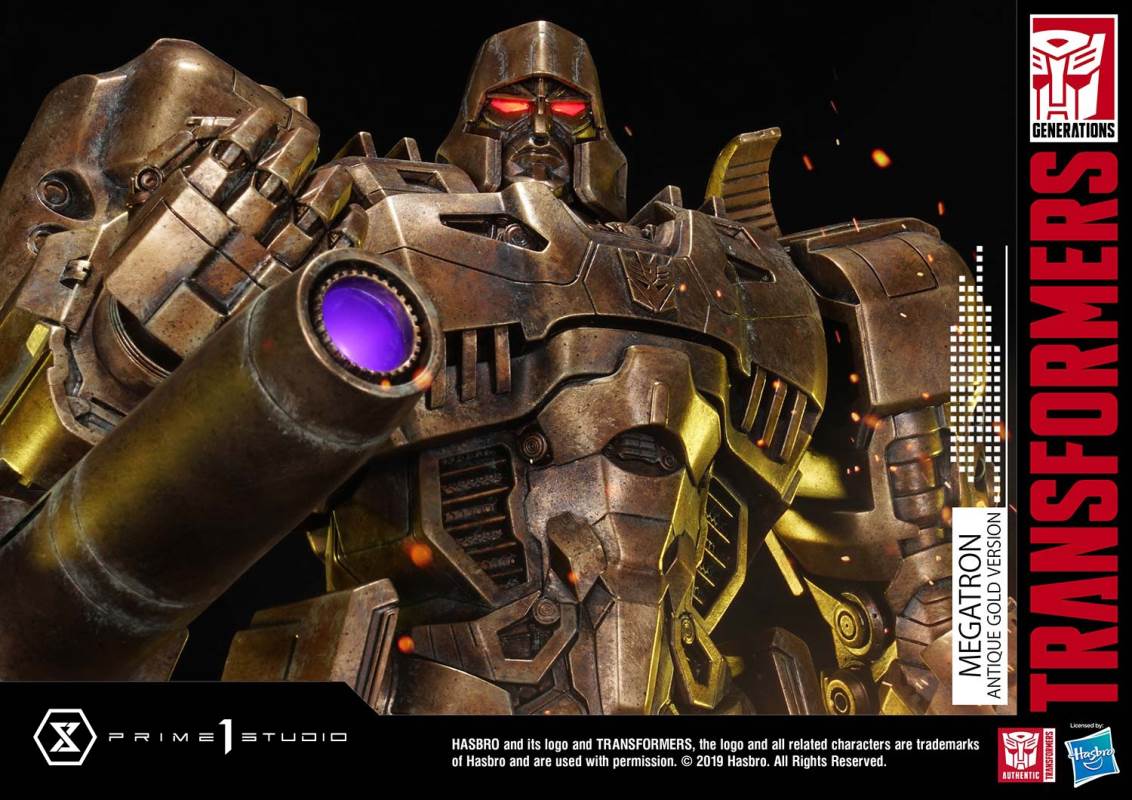 Transformers G1-Megatron-Antique Gold Edition