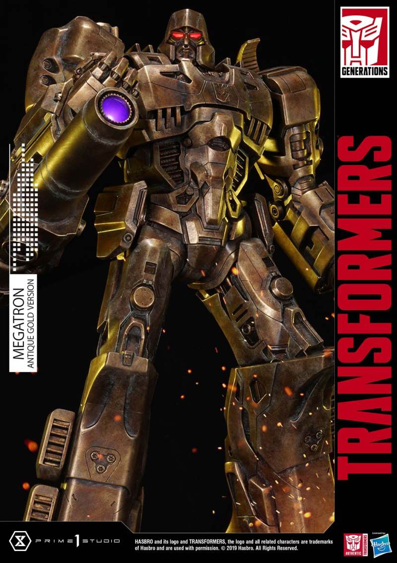 Transformers G1-Megatron-Antique Gold Edition