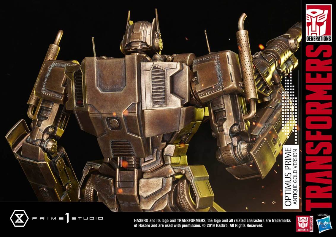 Transformers G1-Optimus Prime Antique Gold