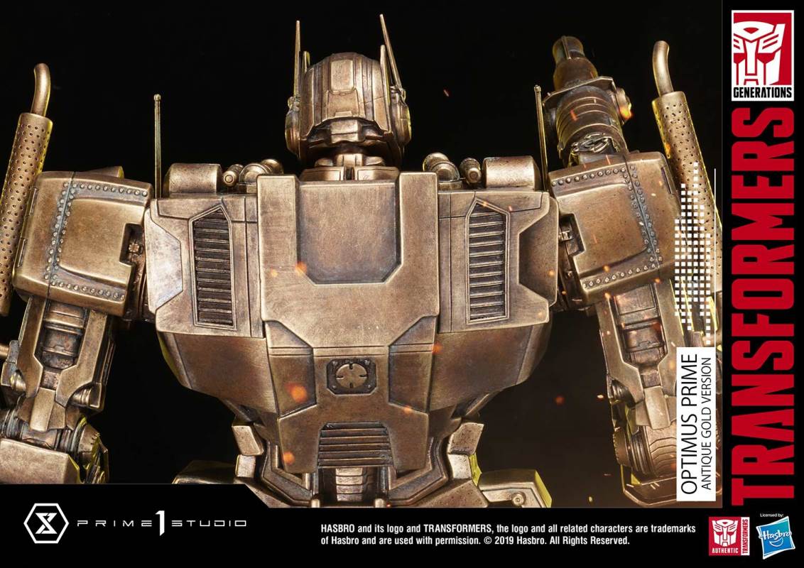 Transformers G1-Optimus Prime Antique Gold