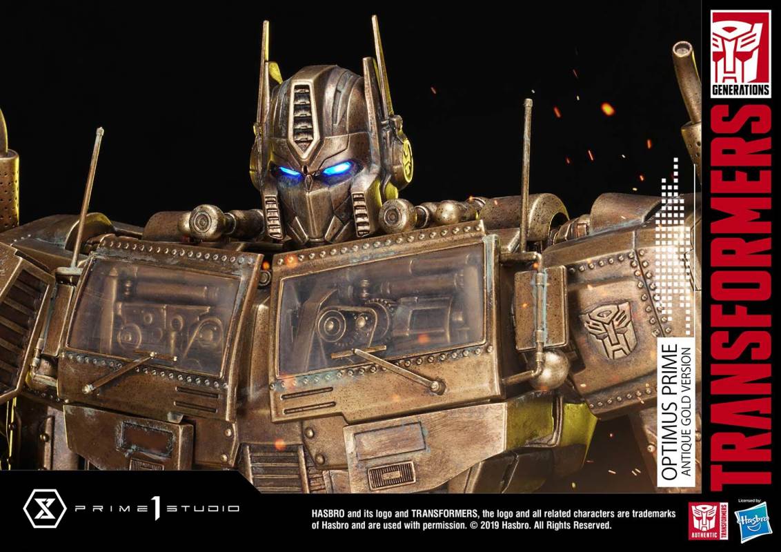 Transformers G1-Optimus Prime Antique Gold