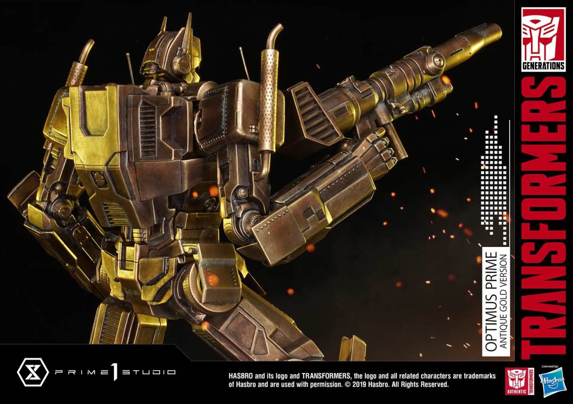 Transformers G1-Optimus Prime Antique Gold