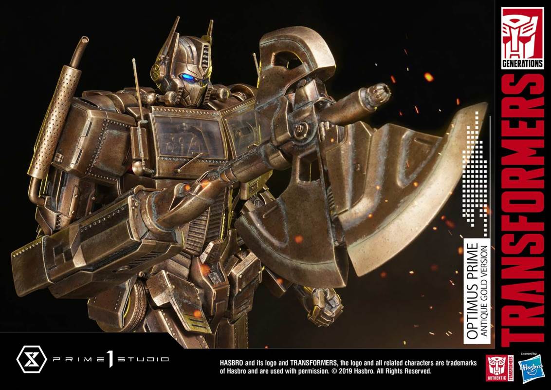 Transformers G1-Optimus Prime Antique Gold