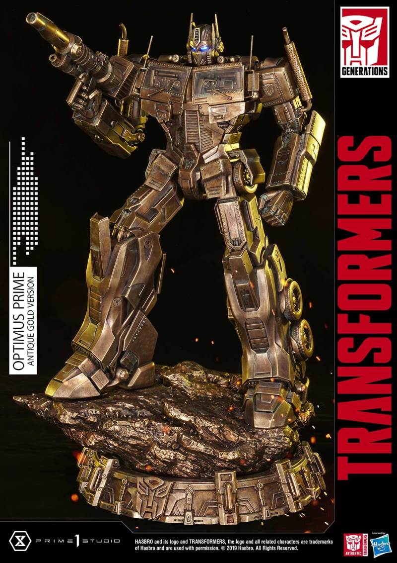 Transformers G1-Optimus Prime Antique Gold