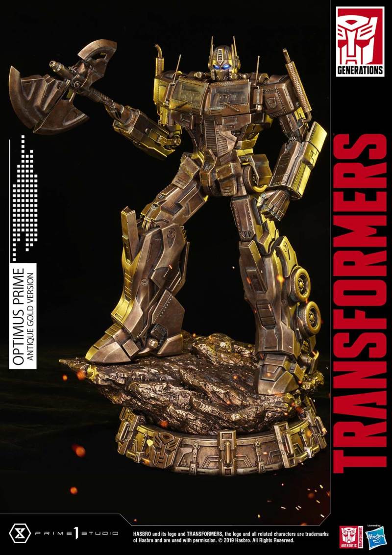 Transformers G1-Optimus Prime Antique Gold